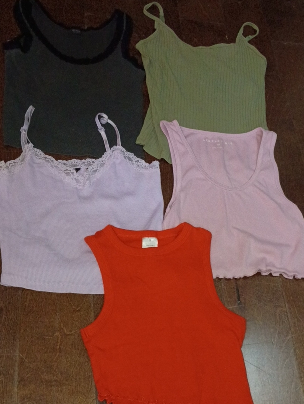 Ladies Multiple Ribbed Tank Tops - Unbranded
